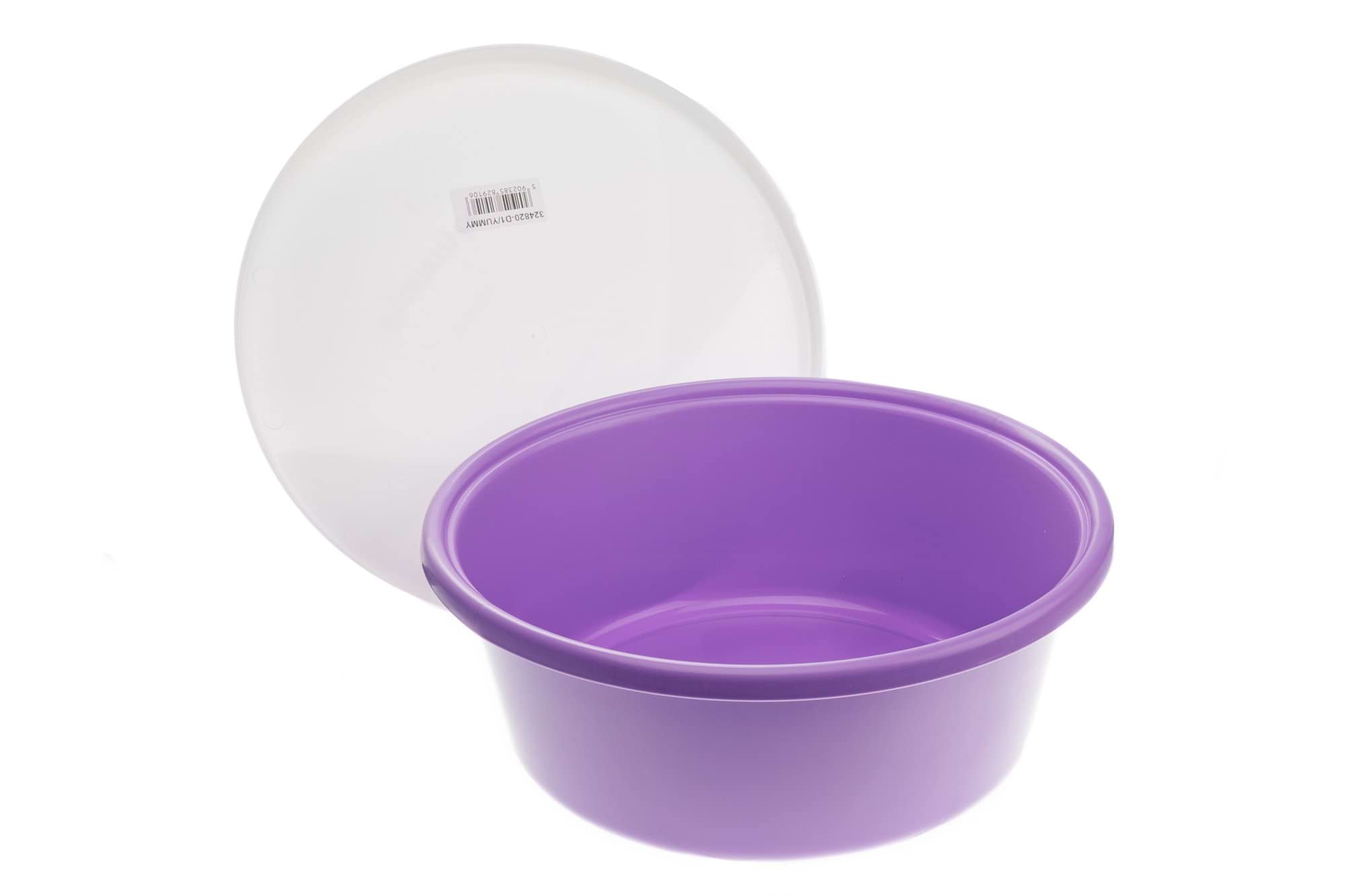 Zestaw miska na paszę, 6 l, lawendowa + pokrywka do miski Yummy - Cavalo